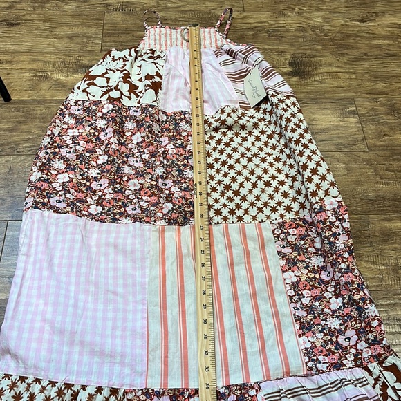 Universal Thread Pink and Red Patchwork Maxi Dress - Picture 13 of 16